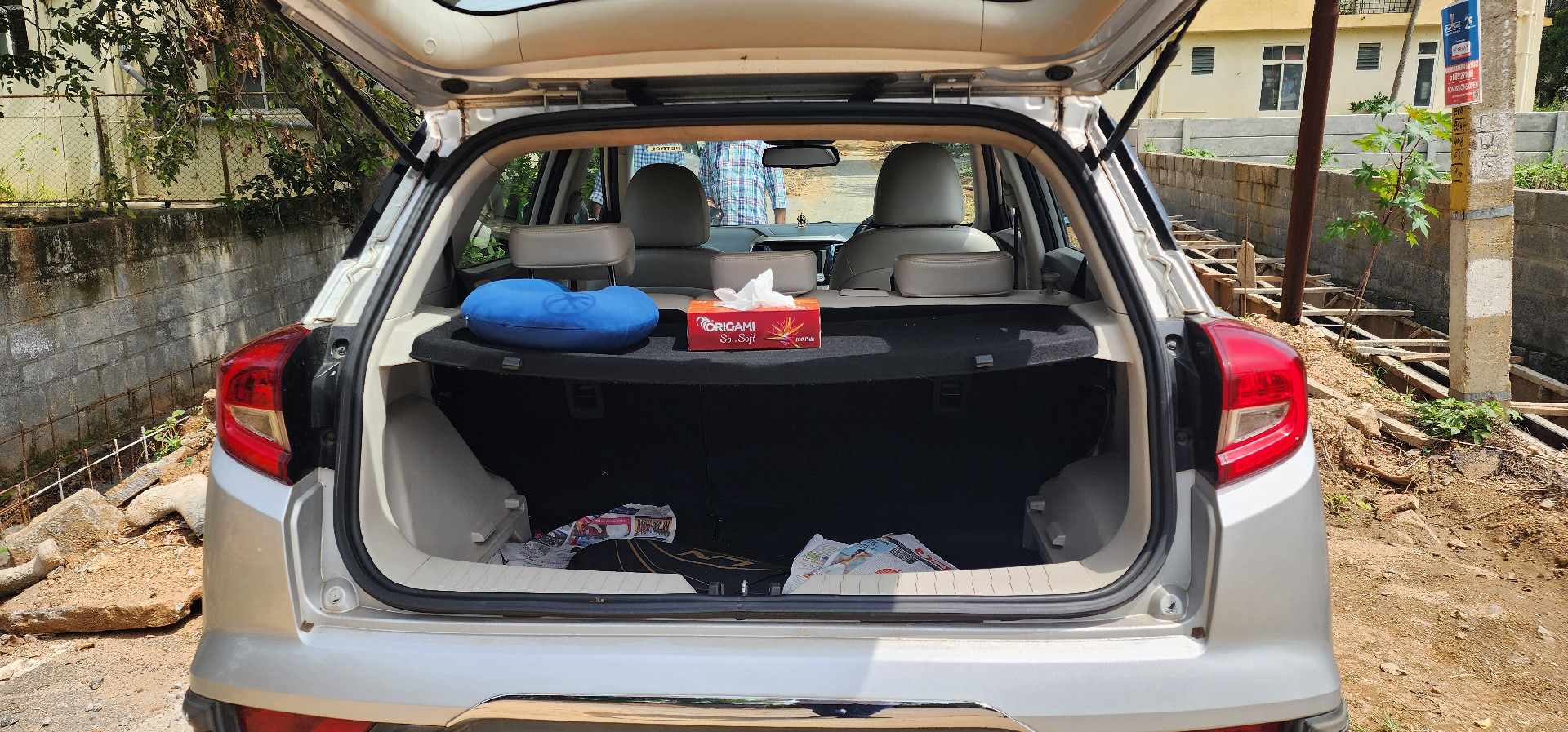 Rear Boot Open