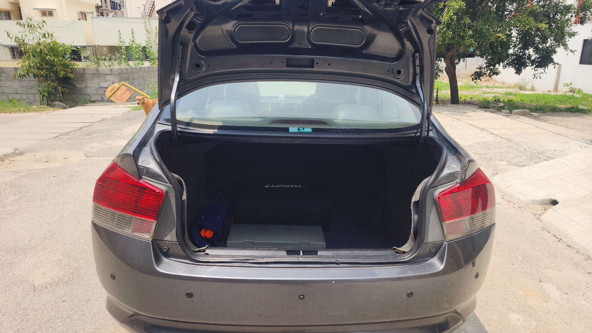 Rear Boot Open