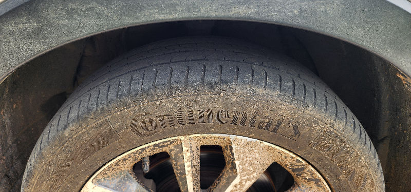 Left Front Tyre Condition and Tread Depth