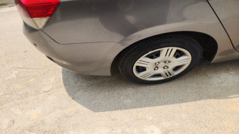 Left Rear Tyre Condition and Tread Depth